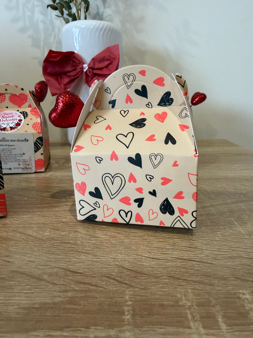 Bougie cœur parfumée artisanale – Collection Saint-Valentin