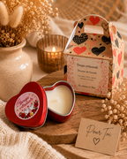 ✨ Bougie Cœur parfumée artisanale – Petit cadeau à offrir