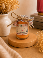 Bougie parfumée artisanale recyclé personnalisable 165g – Cire d’olive & Parfums de Grasse