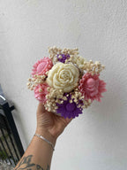 Coffret de bouquet de fleurs modèle ange
