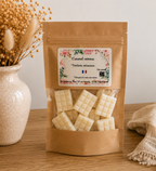 Fondants parfumés artisanaux tablette de chocolat – Cire d’olive & Parfums de Grasse