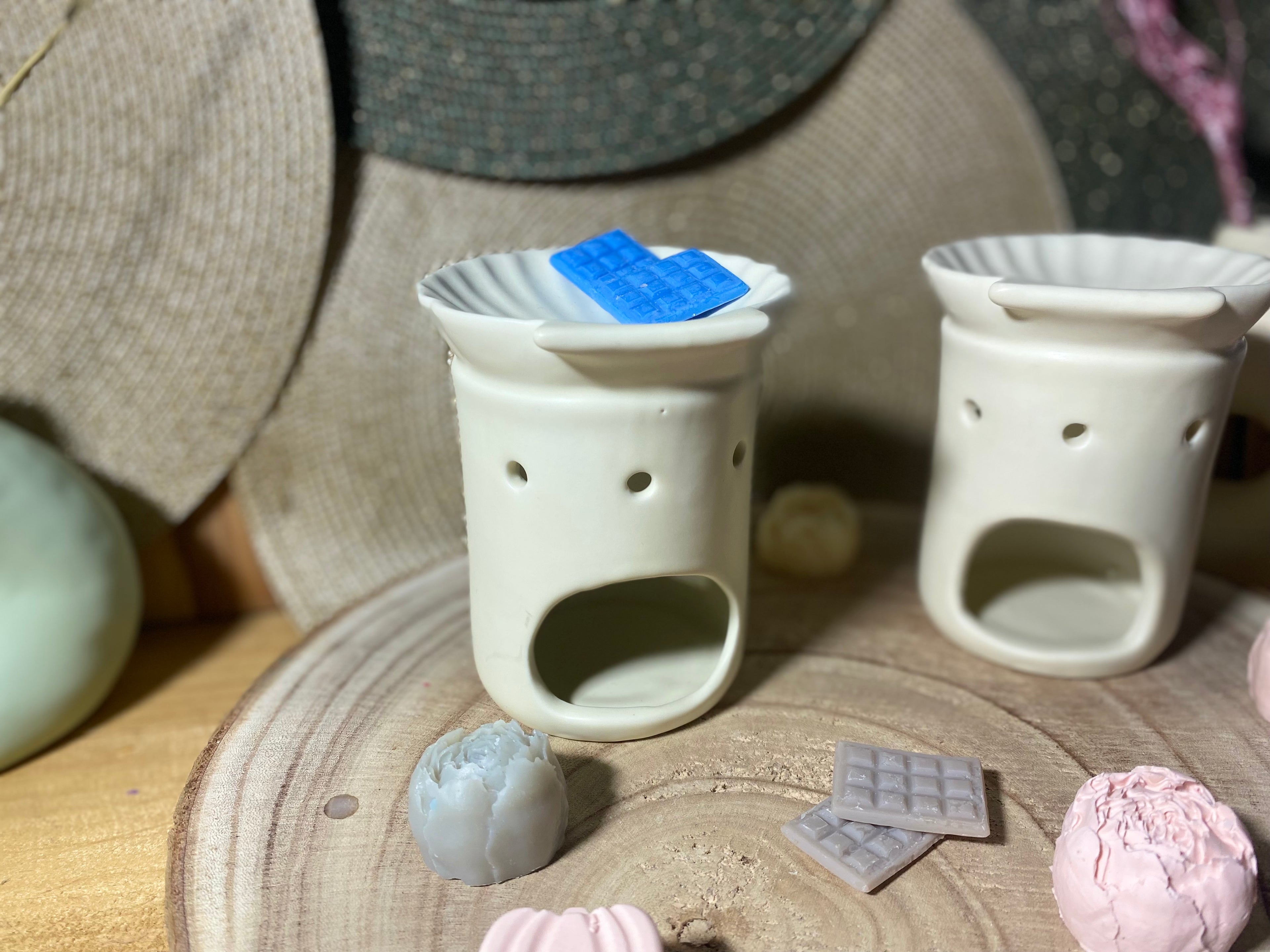 Brûleur en forme de coquillage