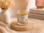 Bougie parfumée 70g – Petite attention artisanale en cire d’olive