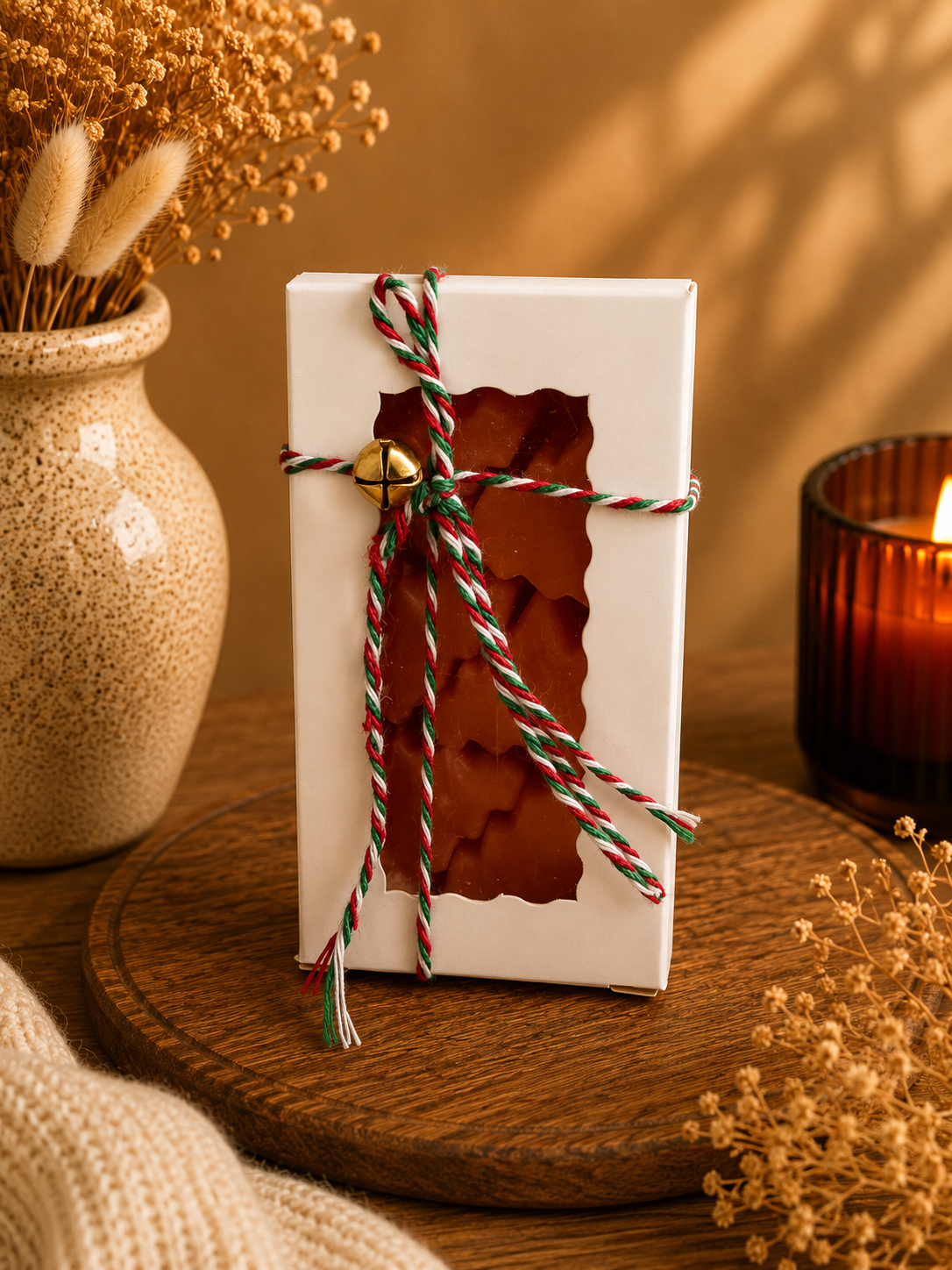 Fondants parfumés artisanaux Sapins de Noël - Épices de Noël – Cire d’olive