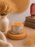 Bougie parfumée artisanale personnalisable 130g – Cire d’olive & Parfums de Grasse