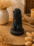 Bougie décorative tête de cheval – Cire d’olive artisanale