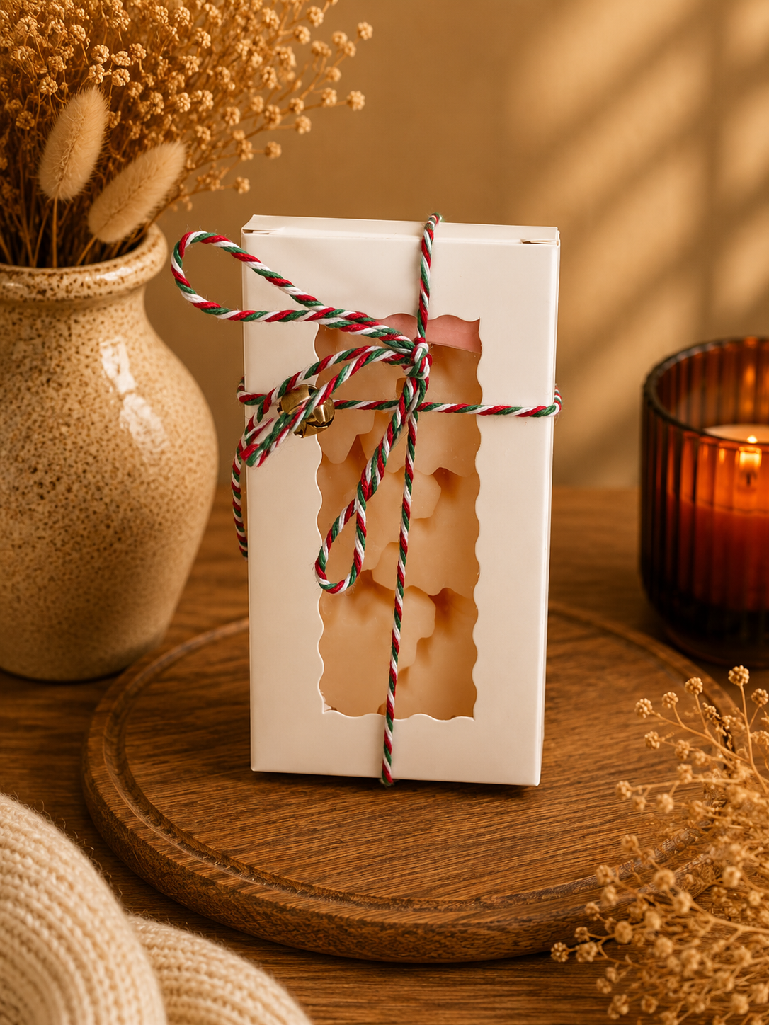 Fondants parfumés artisanaux Sapins de Noël - Guimauve – Cire d’olive