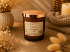 Bougie parfumée artisanale personnalisable 250g – Cire d’olive & Parfums de Grasse