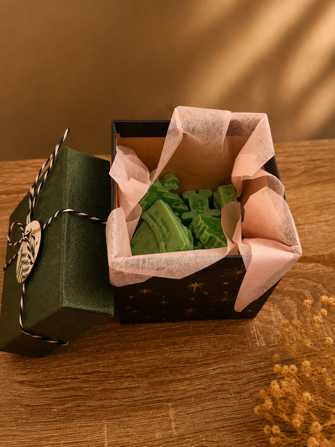 Boîte Surprise de Noël – Fondants parfumés Sapin de Noël