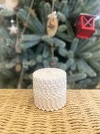 Bougie design parfumée artisanale – Cire d’olive