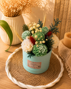 Bouquet de fleurs parfumées en cire artisanale