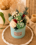 Bouquet de fleurs parfumées en cire – Sapin de Noël