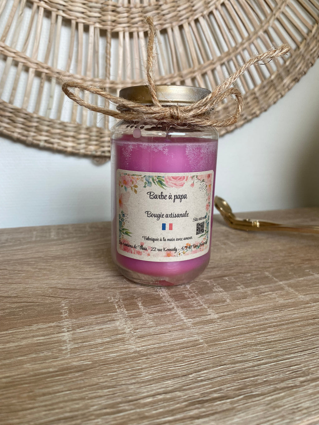 Bougie recyclé 165gr