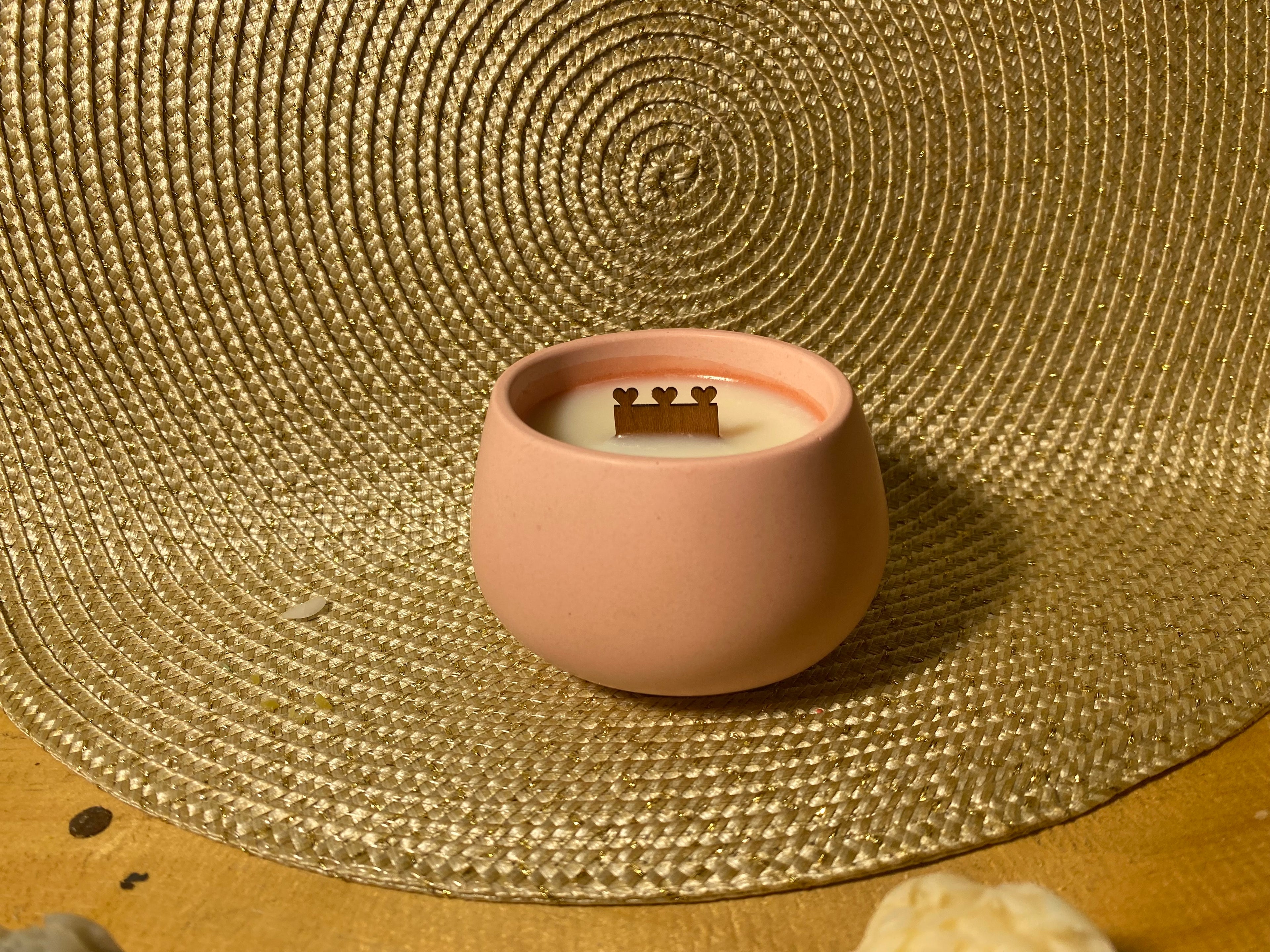 Bougie Cœur de Pétale - Édition Octobre Rose 🌸