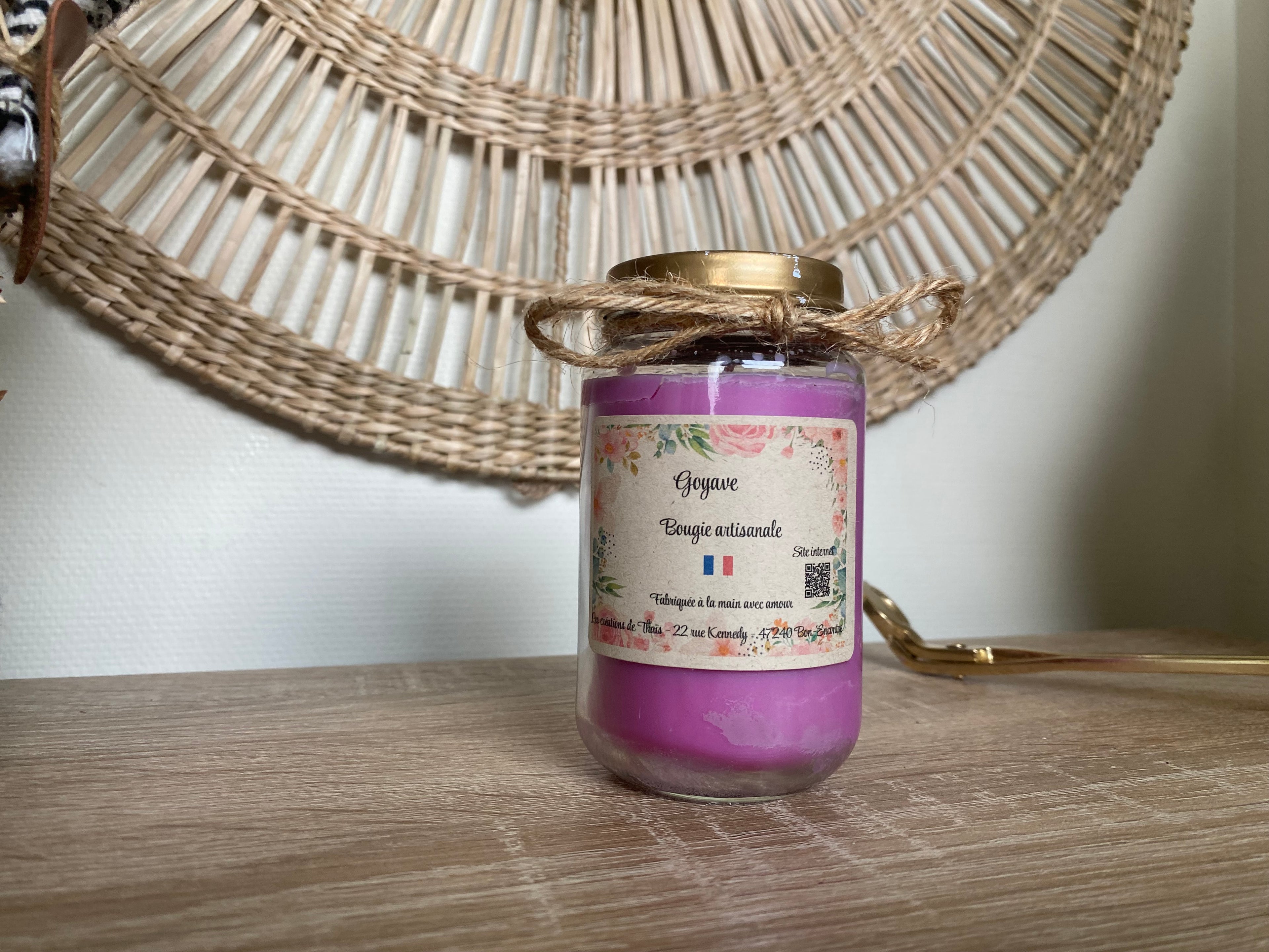 Bougie recyclé 165gr