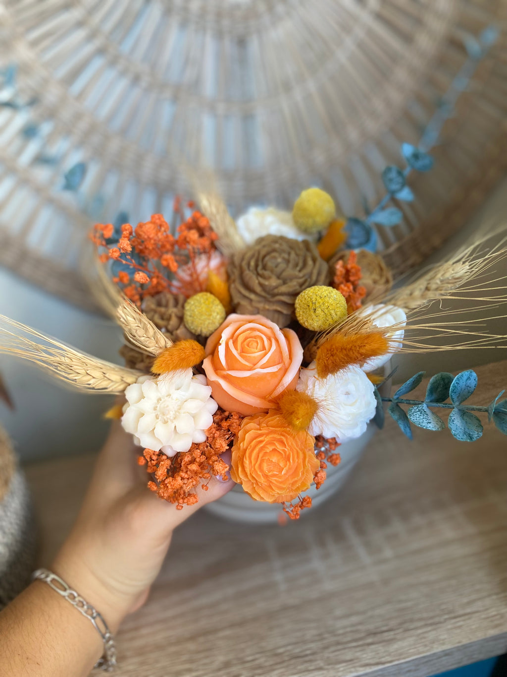 Bouquet de fleurs éternelle