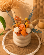 Bouquet de fleurs parfumées en cire – Cadeau artisanal durable