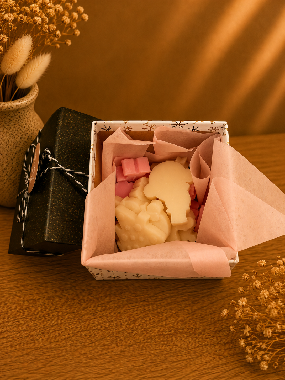 Boîte Surprise de Noël – Fondants parfumés Framboise