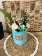 Bouquet de fleurs parfumées en cire – Sapin de Noël