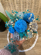 Bouquet de fleurs parfumées en cire – Vanille