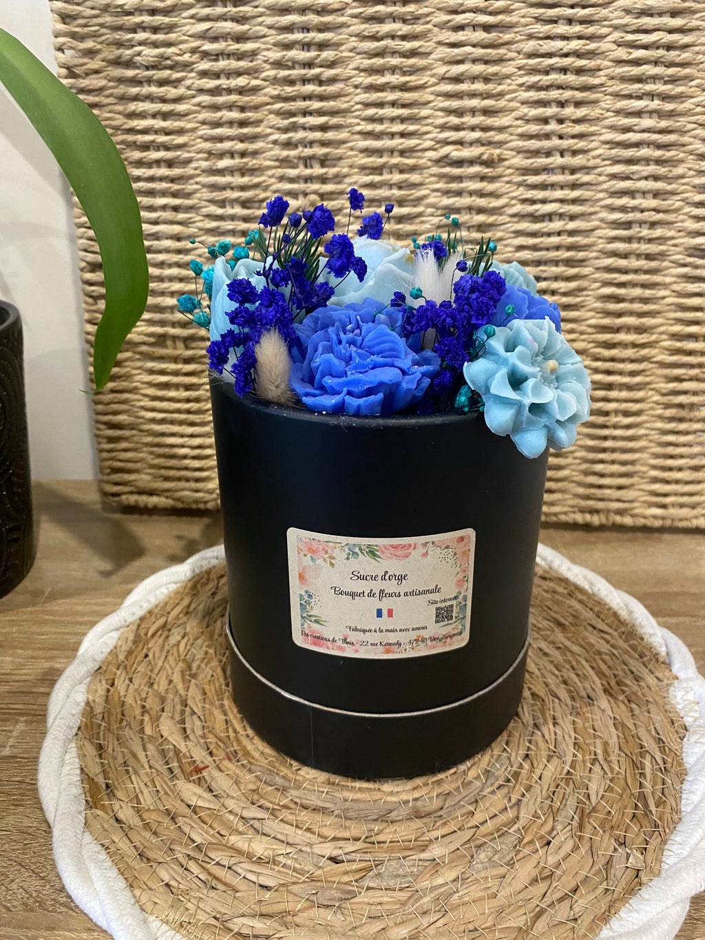 Bouquet de fleurs parfumées en cire – Sucre d’orge
