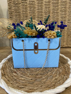 Bouquet de fleurs parfumées en cire – Rocher praliné