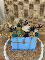 Bouquet de fleurs parfumées en cire – Rocher praliné
