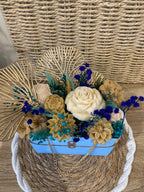Bouquet de fleurs parfumées en cire – Rocher praliné