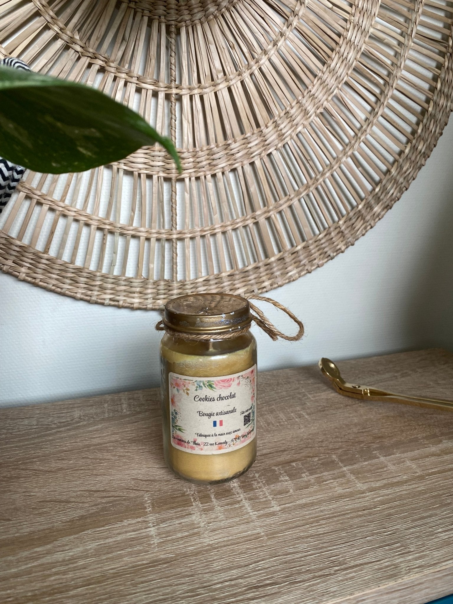 Bougie recyclé 165gr - Les créations de Thaïs