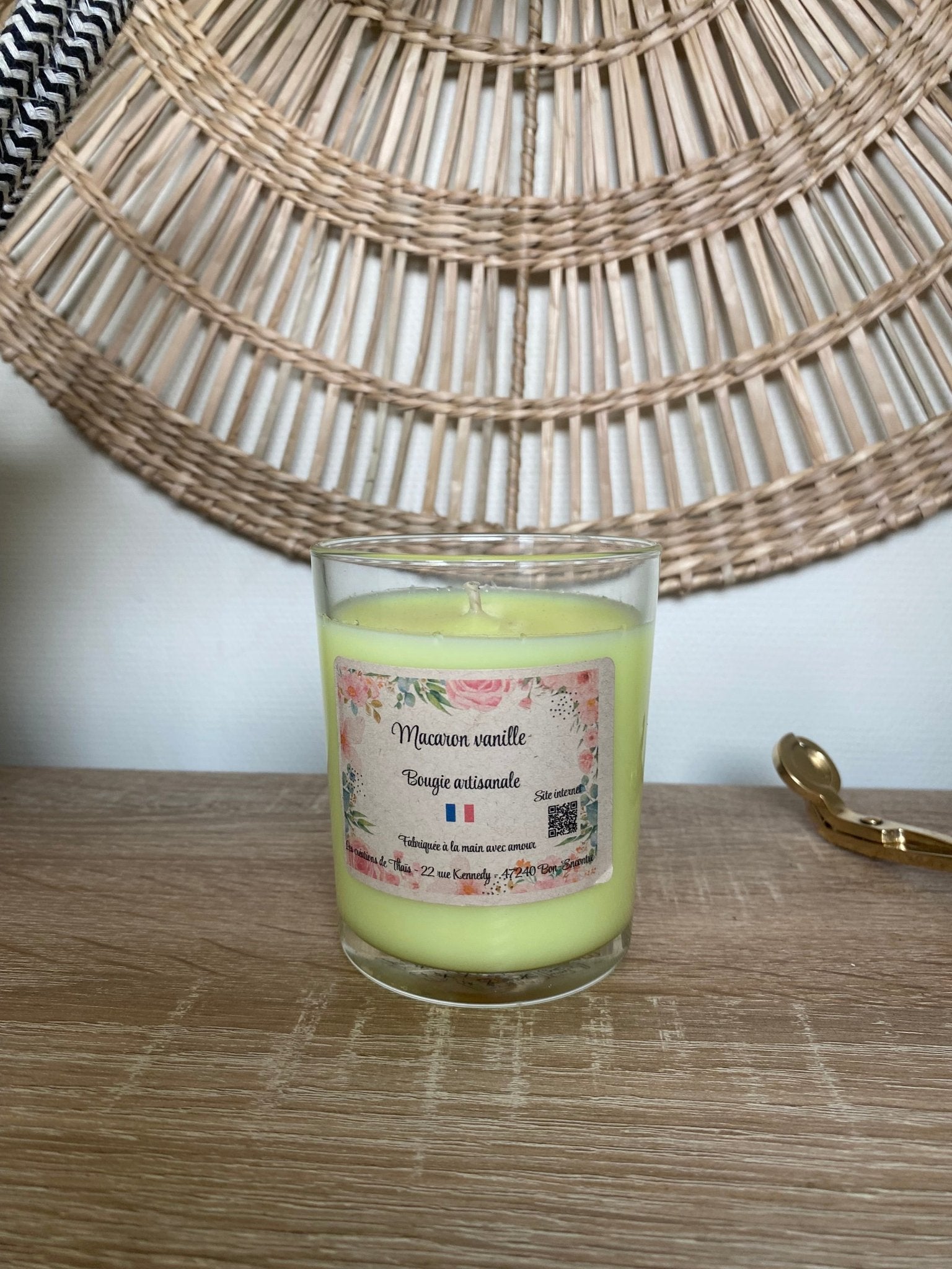 Bougie 190gr - Les créations de Thaïs