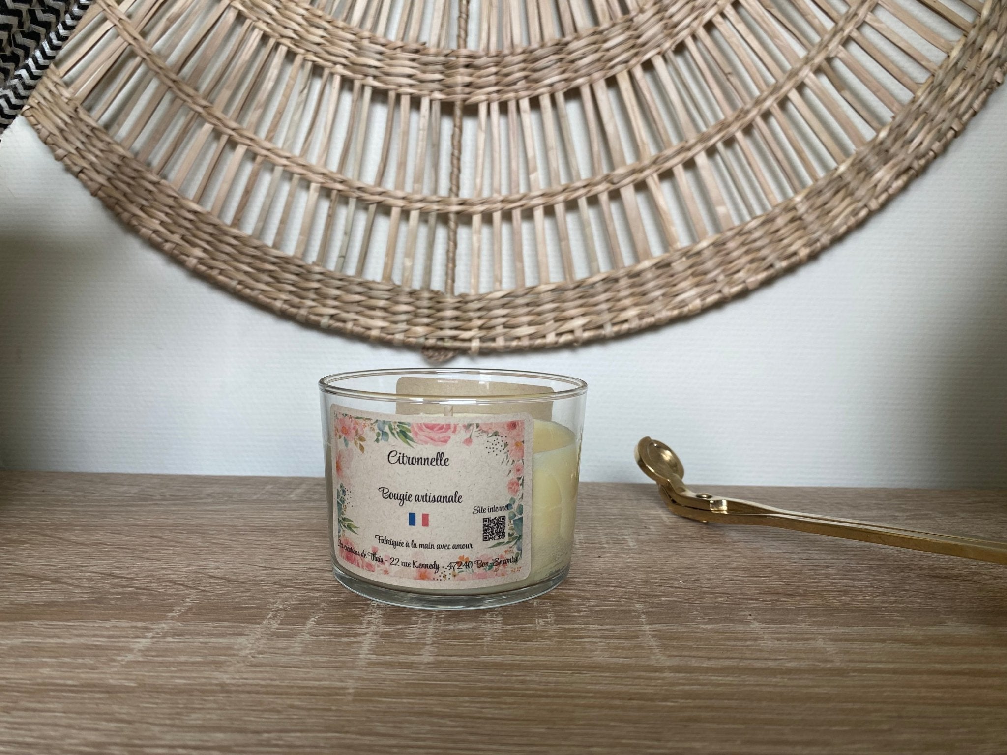 Bougie 130gr - Les créations de Thaïs