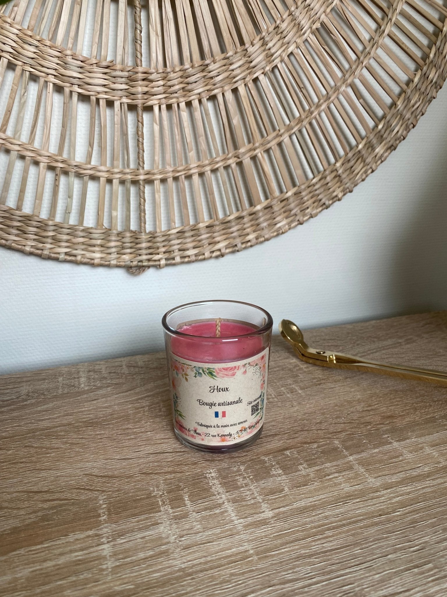 Bougie 70gr - Les créations de Thaïs