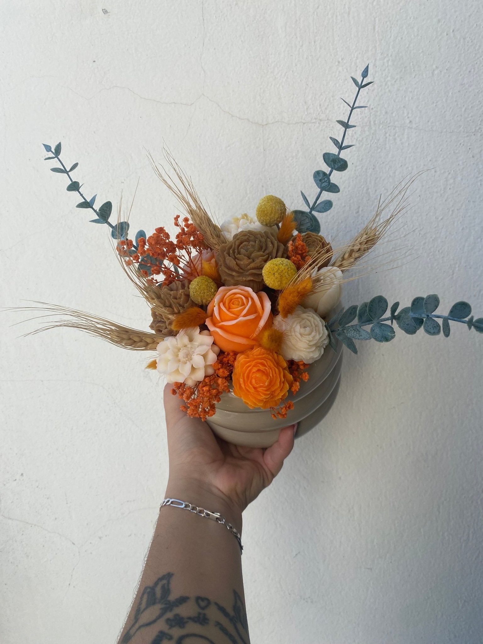 Bouquet de fleurs éternelle - Les créations de Thaïs