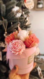 Coffret bouquet de fleurs - Les créations de Thaïs