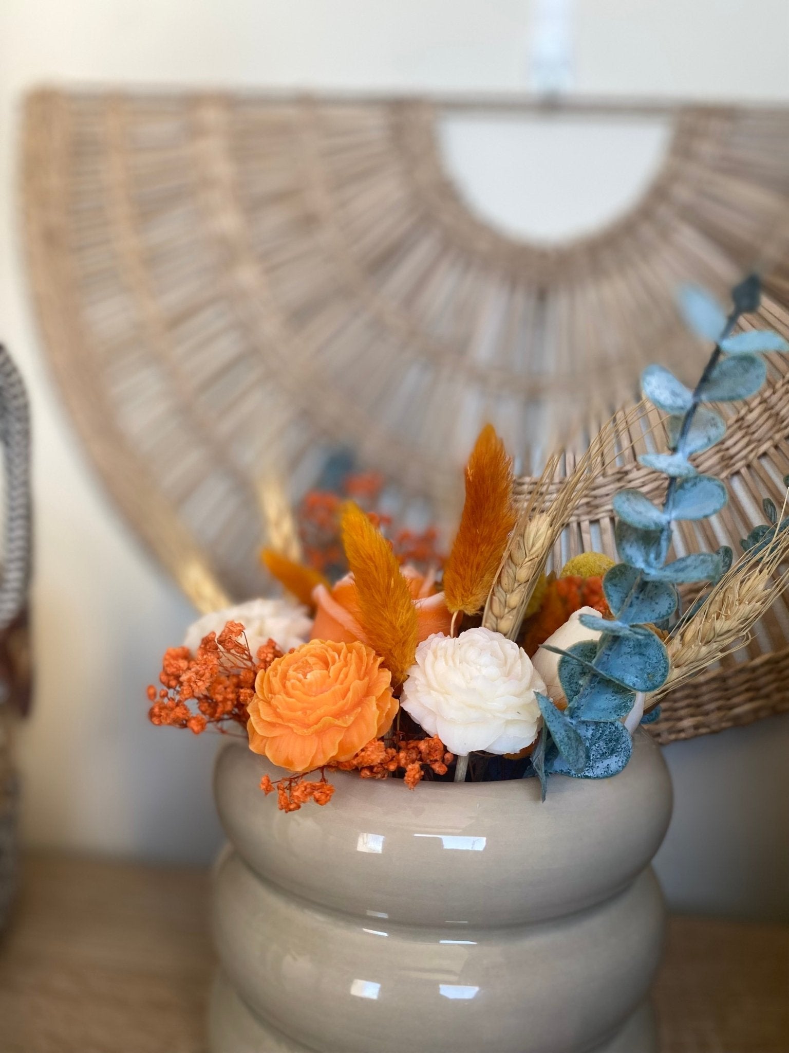 Bouquet de fleurs éternelle - Les créations de Thaïs