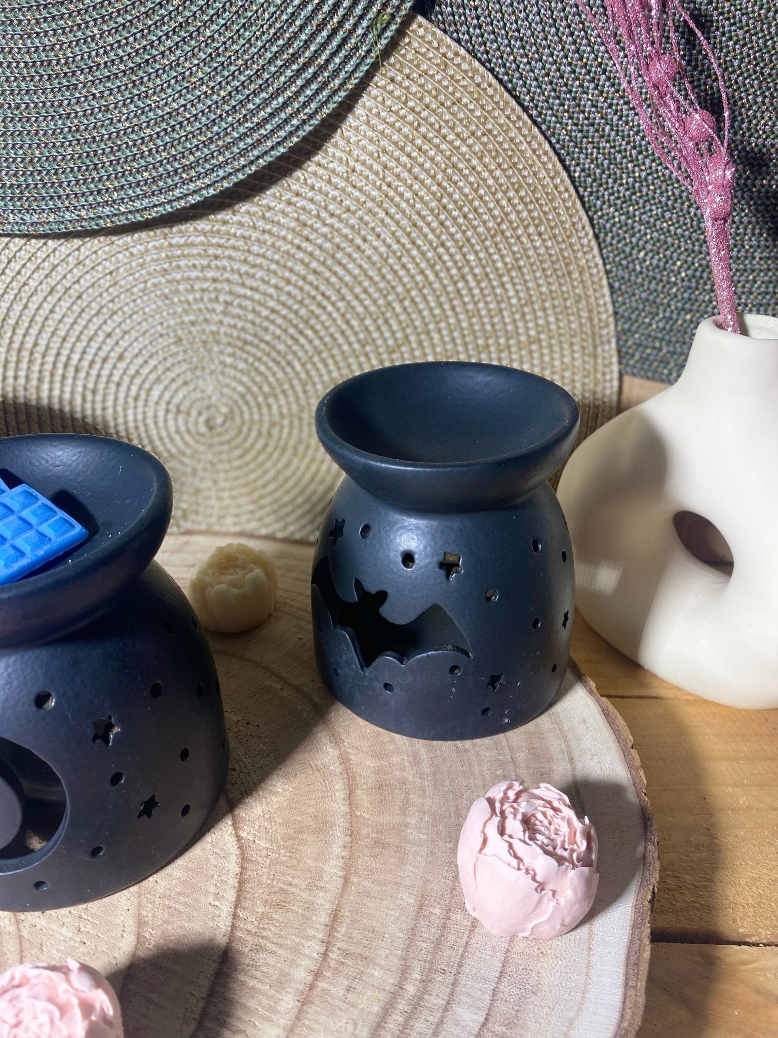 Brûleurs noirs Halloween - Les créations de Thaïs