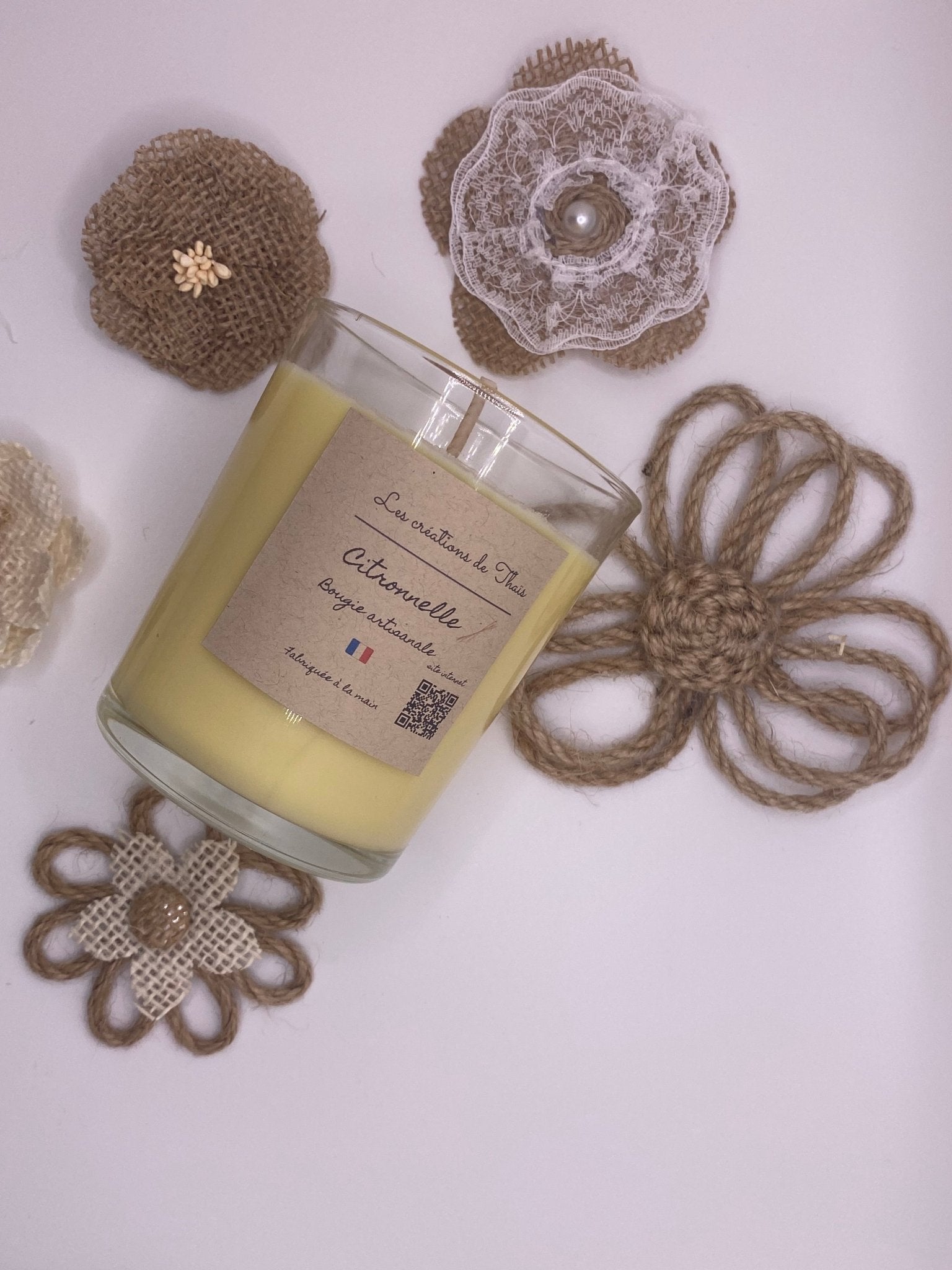 Bougie 190gr - Les créations de Thaïs