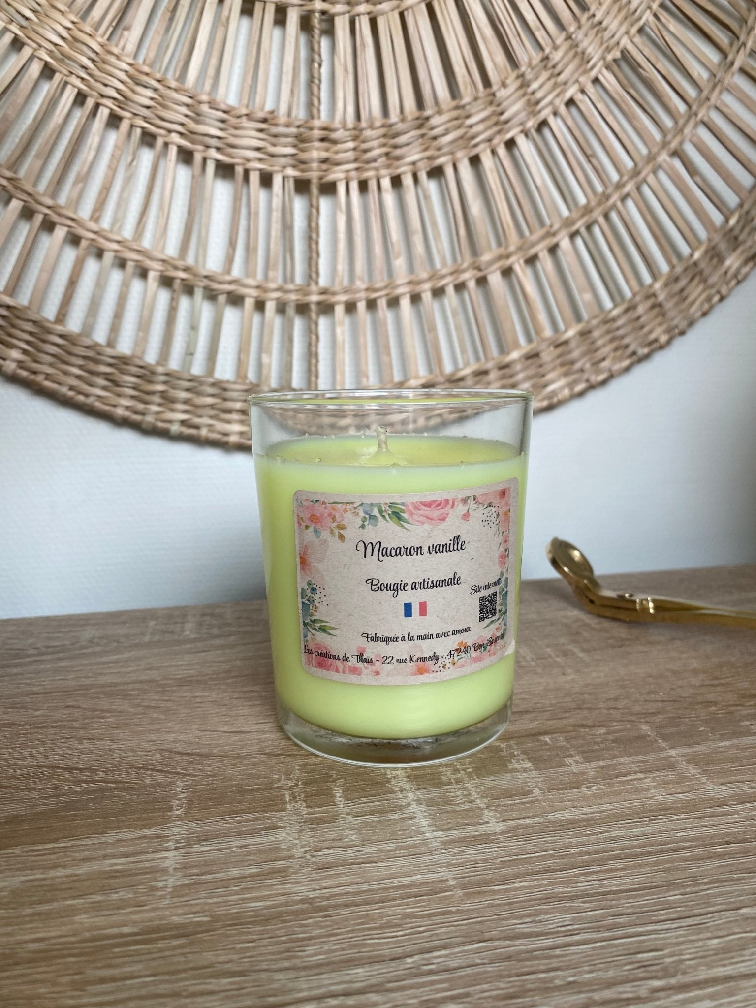 Bougie 190gr - Les créations de Thaïs