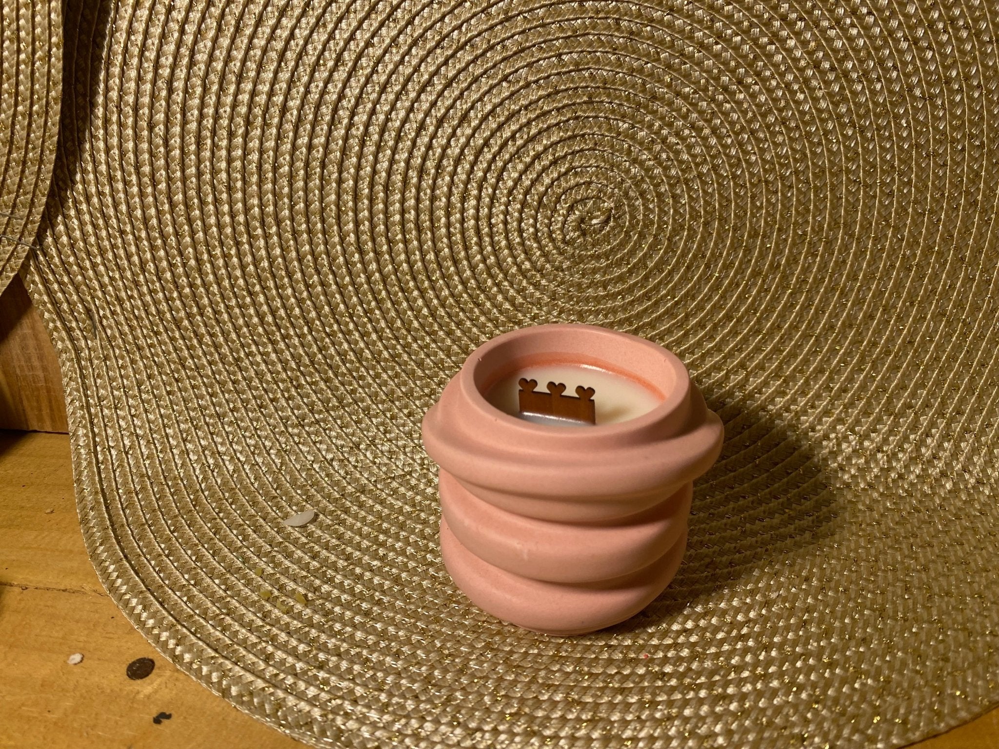 Bougie Éclat de Rose - Édition Octobre Rose 🌸 - Les créations de Thaïs