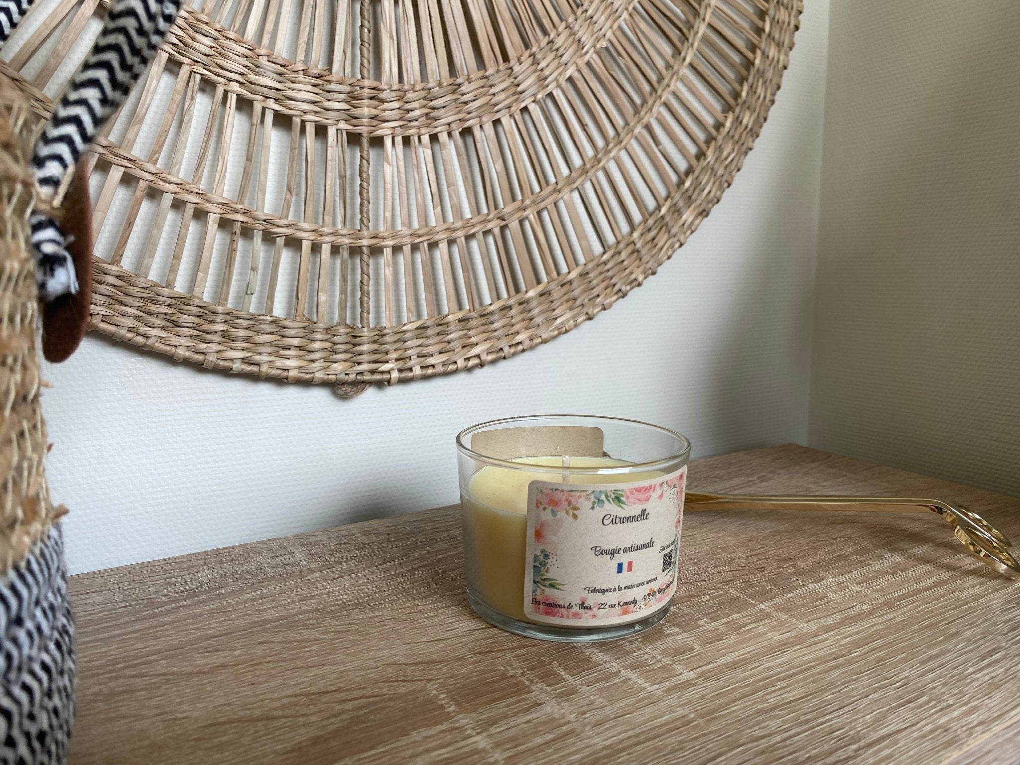 Bougie 130gr - Les créations de Thaïs