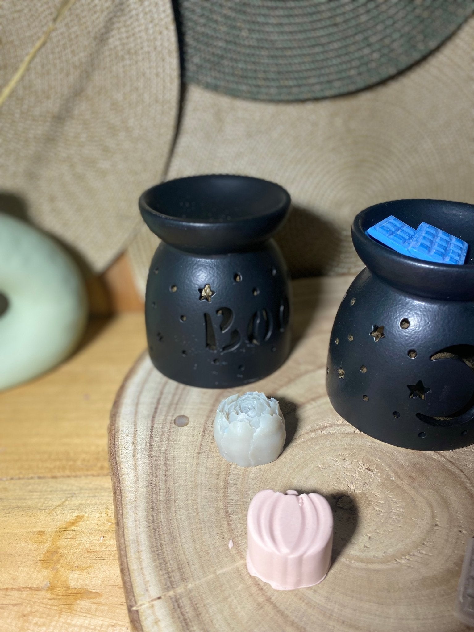 Brûleurs noirs Halloween - Les créations de Thaïs