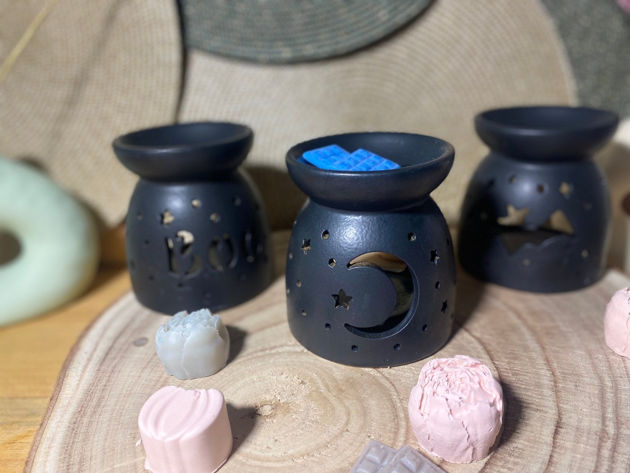 Brûleurs noirs Halloween - Les créations de Thaïs